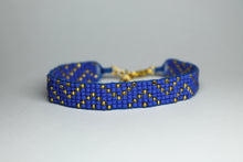 Load image into Gallery viewer, Ultramarine & gold bead bracelet