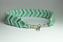 Load image into Gallery viewer, Aqua Braided Chevron