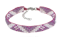 Load image into Gallery viewer, Lilac beaded chevron