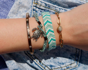 Unisex turtle bracelet