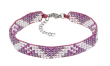 Load image into Gallery viewer, Lilac beaded chevron
